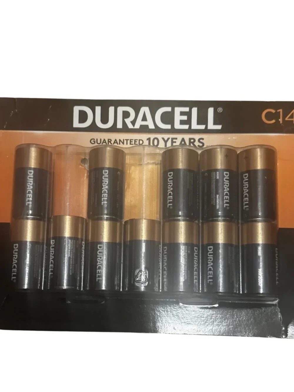 Duracell C Alkaline Batteries 12-Count Pack With 10-Year Shelf Life